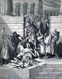 Slaughter Of The Sons Of Zedekiah Before Their Father 1866