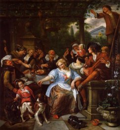 Merry Company On A Terrace 1675