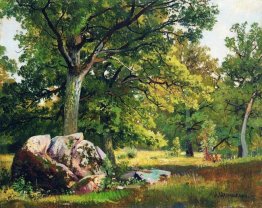 Sunny Day In The Woods Oaks 1891