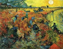 Red Vineyards At Arles 1888