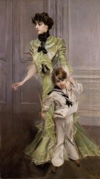 Madame Georges Hugo And Her Son Jean 1898