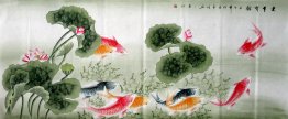 Fish&Lotus - Chinese Painting Fish&Lotus - Chinese Painting