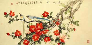 Birds & Flowers - Chinesische Malerei