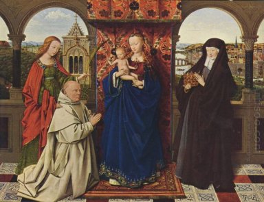 Vierge et l\'Enfant avec des saints et donateurs 1441