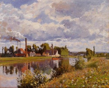 el río Oise, cerca de Pontoise 1873