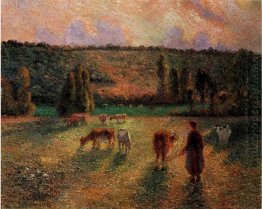 cowherd at eragny 1884