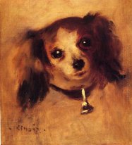 Une tête de chien 1870