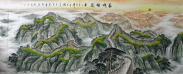 Great Wall - pittura cinese