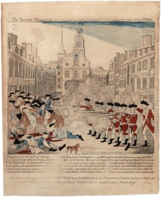 La masacre sangrienta en King-Street, 05 de marzo 1770