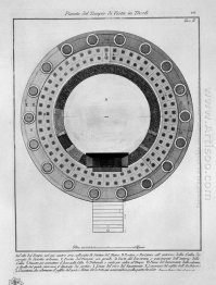 Plan Of The Temple Of Vesta In Tivoli