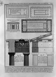 Plan Elevation And Details Of Doric Temples In Greece From Le Ro