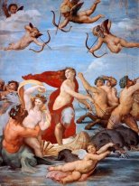 Galatea Détail De Tritons et les dauphins 1506