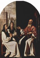 St Jerome avec St Paula et St Eustochie 1640