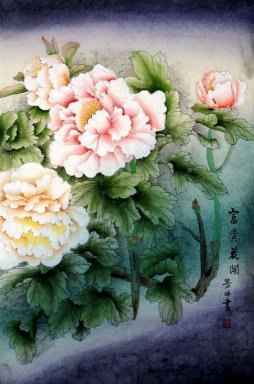 Peony - Pintura Chinesa