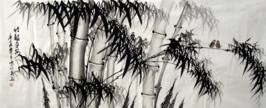 Bamboo - Pittura cinese