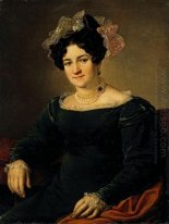 Portret van een P I Sapozhnikova 1826