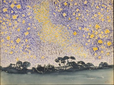 Paisaje Con Las Estrellas 1908