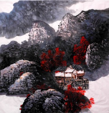 Huis - Chinees schilderij