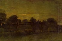 Village At Sunset 1884