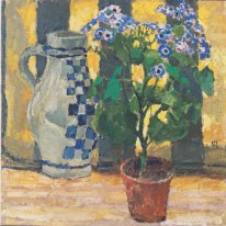 Flower Pot And Ceramic Jug 1912