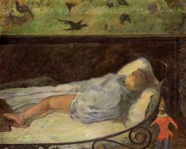 young girl dreaming study of a child asleep 1881