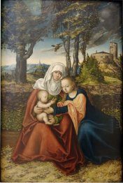 Virgin And Child With St Anne