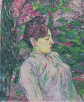 The Greens Seated Woman In A Garden 1891