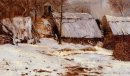 Ferienhäuser im Schnee 1891