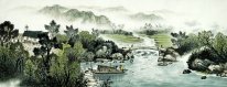 Bergen en water - Chinees schilderij