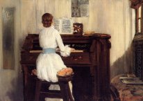 La signora Meigs At The Piano Organo