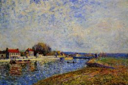 the dam loing canal at saint mammes 1884