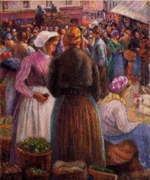 market at pontoise 1895