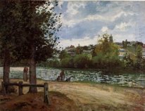 les bords de l'Oise à Pontoise 1870