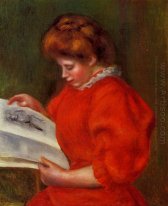 Young Woman Looking At A Print 1896