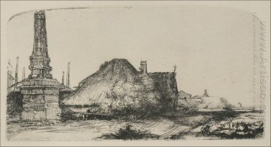 Landschap met Een Obelisk 1650