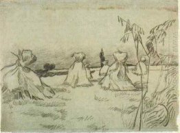 Sheaves Of Wheat 1890