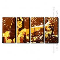 Hand-painted Oil Painting Abstract - Set of 4