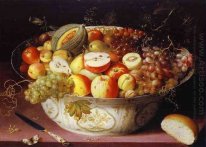 Stilleven van fruit in een Wan-li Bowl