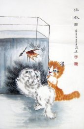 Cat - Chinese Painting