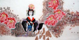 Beautiful lady - Chinese Painting