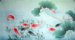 Fish&Lotus - Chinese Painting