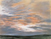 Study Of The Sky At Sunset 1849