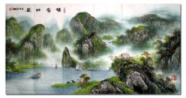 Travel by boat - Chinese Painting