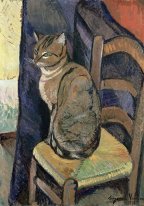 Study Of A Cat 1918