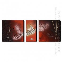 Hand-painted Oil Painting Abstract Landscape - Set of 3