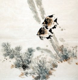 Fish - Chinese Painting