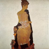 Porträt von Gertie Schiele 1909