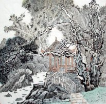 A Pavilion - Chinese Painting