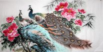 Peacock - Lukisan Cina