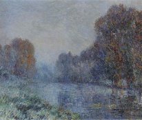 Par l'Eure rivière gelée